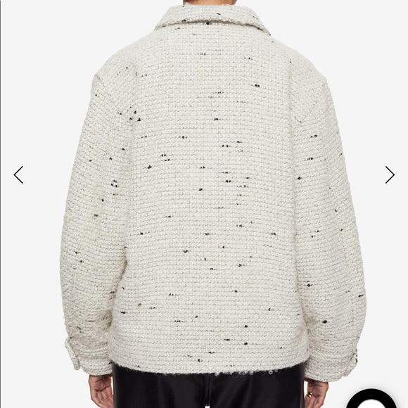 Anine Bing Leon Tweed Jacket size Large NEW - Picture 3 of 5